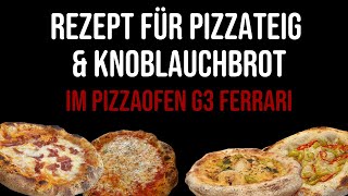 Die BESTEN Pizzateigrezepte aus der Pizzaofen G3 Ferrari Community [upl. by Odnomyar]