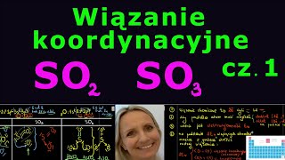 Wiązanie koordynacyjne cz1 np w SO2 SO3 Chemia73 [upl. by Nyliak]