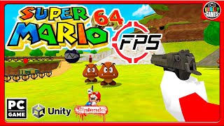 Super Mario 64 FPS  The Nintendo 64 classic now in First Person PC 🎮 Lets Play [upl. by Sinne334]