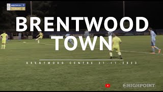 Brentwood Town v Tilbury [upl. by Nawat961]