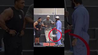 32KG Mop Side Effect ANATOLY 🤓 anatoly anatolyprank bodybuilding gym prank shorts [upl. by Eenerb524]