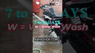 How to Bike amp Scooter Washing Interval  washing  Motorcycle  Cleaning  washing cleaning tips [upl. by Dieter949]