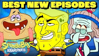 SpongeBobs Best Moments from NEW Episodes  60 Minute Compilation  SpongeBob [upl. by Akoek]