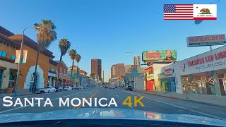 Santa Monica 4k  Wilshire Blvd  Beverly Hills [upl. by Amuwkuhc]