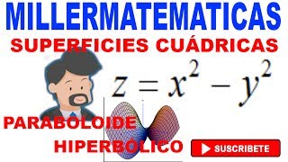 superficies cuadricas🚀paraboloide hiperbolico🏆silla de montarsuperficies cuadraticasvectorial [upl. by Airetahs]