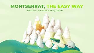 Montserrat the easy and green way  Travel by rail from Barcelona city center [upl. by Acilegna]