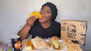 TACO BELL MUKBANG  MUKBANG UK  UK FOODIE  SMACKING SOUNDS  CRUNCH SOUNDS  CRUNCHY [upl. by Akemrehs223]