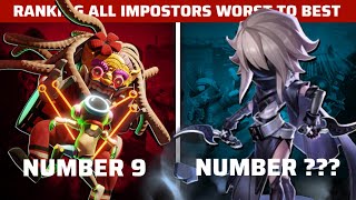 RANKING ALL IMPOSTORS WORST TO BEST 💀🔥  DEMON KING GAMING  SUPER SUS  DKG [upl. by Neelram]