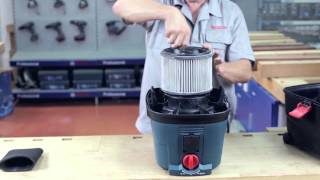 Bosch Vacuum Cleaner  Gas 1010 PS Professional [upl. by Kipton]