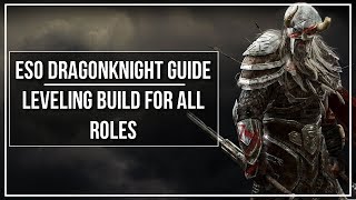 ESO Dragon Knight Leveling Build All Roles [upl. by Mansur]