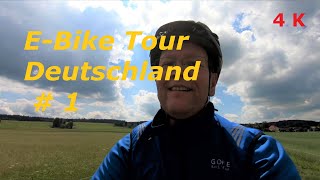 EBike Tour Deutschland Anreise und 1 Tag [upl. by Apurk]