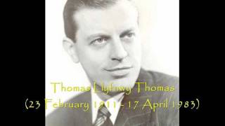 Thomas L Thomas sings Three Welsh Songs [upl. by Argella740]