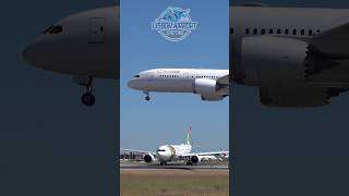 Boeing 7878 Comlux Solidaire livery landing at Lisbon Airport [upl. by Tips]