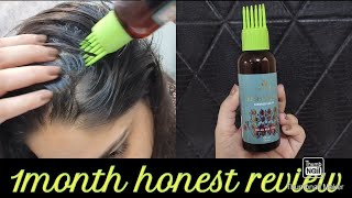 Avimee herbal keshpallav hair oil review1month update [upl. by Terchie]