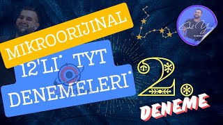 MİKROORİJİNAL YAYINLARI 12Lİ TYT DENEMESİ 2 DENEME SORULARI [upl. by Harbot]