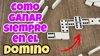 Como ganar en el domino siempre  como jugar domino  estrategias para ganar en domino [upl. by Byram]