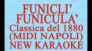 Funiculì Funiculà  Midi Napoli  New Karaoke  Antologia della canzone napoletana [upl. by Lupien]