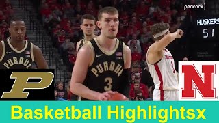 1 Purdue vs Nebraska Basketball Game Highlights Jan 9 2024 [upl. by Leisha]