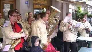 La Banda la Châtelaine au Corso Fleuri de Lanouaille 2014 quotThrillerquot [upl. by Oyek]