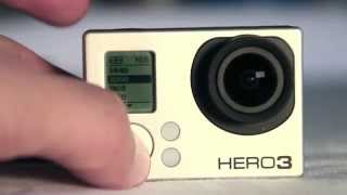 Basic GoPro Hero3 set up for complete beginners [upl. by Ynahteb495]