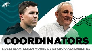 Live Stream First media availabilities for Eagles new coordinators Kellen Moore amp Vic Fangio [upl. by Whittaker]