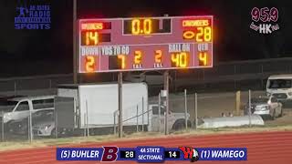 Buhler  Wamego Varsity Football 11152024 [upl. by Arba]