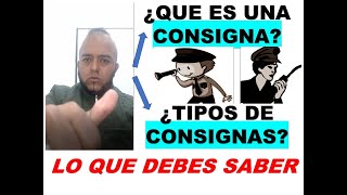 TUTORIAL CONSIGNAS VIGILANCIA [upl. by Chevy]