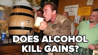 Does Alcohol Kill Your Muscle Building Gains [upl. by Aivatra]