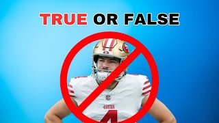 True or False Cut Jake Moody Reduce CMC snaps Trade deadline [upl. by Schreiber]