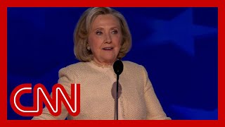 ‘We have him on the run now’ Hillary Clinton slams Trump during DNC speech [upl. by Tabitha]