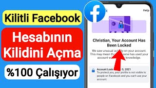 Facebook Hesabının Kilidi Nasıl Açılır Yöntem 2022  Hesabınız Kilitlendi Facebook Düzeltin [upl. by Odilia]