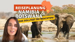 Namibia amp Botswana  Rundreise Tipps Guide 4x4 Selbstfahrer Roadtrip durch Afrika für Einsteiger [upl. by Veronica]