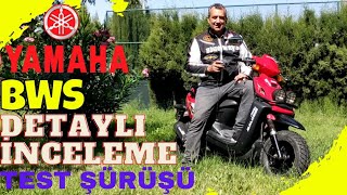 YAMAHA BWS 2 Zamanlı SCOOTER İncelemesi Test Sürüşü yamaha scooter bws100 yamahabws100 [upl. by Ditter948]