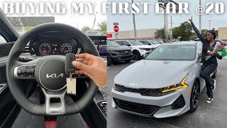 VLOG  I BOUGHT MY FIRST CAR AT 20 2024 KIA K5 GTLINE  car tour  buying process [upl. by Marigolde]