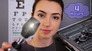 4 Hours of Eye amp Ear Exams ASMR for Work or Sleep  Soft Spoken [upl. by Aleacem]