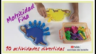 Motricidad Fina 🌟 10 actividades [upl. by Chretien]