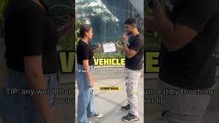 Correct Pronunciation ✅ learnwithrahil pronunciation vehicle youtubeshorts ielts spokenenglish [upl. by Porush]