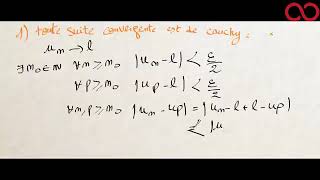 Analyse 1  Les suites de cauchy et leurs propriétés démontrées [upl. by Yllor]