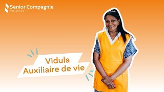 Vidula Auxiliaire de Vie chez Senior Compagnie Nanterre [upl. by Eidahs]