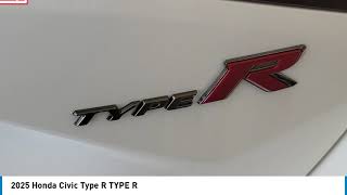 2025 Honda Civic Type R Pasadena Los Angeles Glendale Alhambra Cerritos Orange County 2500448 [upl. by Trilbi]