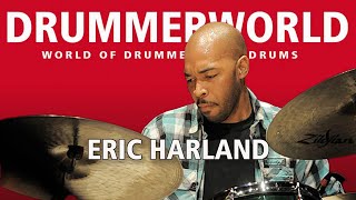 Eric Harland FREE DRUM IMPROVISATION  Part 2 ericharland drummerworld [upl. by Bernelle]