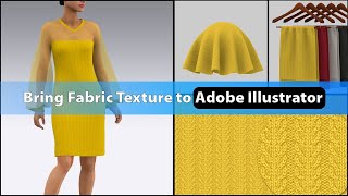 How to Bring Fabric Texture into Adobe Illustrator [upl. by Anigar]