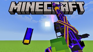 MOST REALISTIC GUNS ADDON in Minecraft Bedrock Edition MCPE [upl. by Nehgaem]