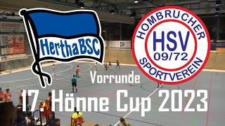 U10 Hönne Cup 2023 Vorrunde Hertha BSC  Hombrucher SV viele Tore auf beiden Seiten [upl. by Tolliver]