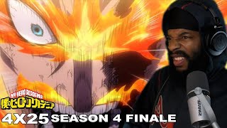 ENDEAVOR VS NOMU SEASON 4 FINALE  My Hero Academia Season 4 Episode 25 EP 88 REACTION [upl. by Namyac853]