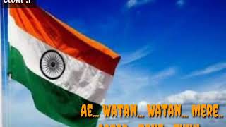 °Ae Watan Song 100 Minute lyrics Video° [upl. by Asiuol]