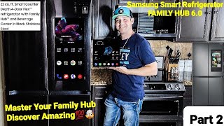 NEW Samsung Family Hub Specs Features SmartHome Guide New 4Door Flex Smart Refrigerator Review 🤩 [upl. by Ocimad]