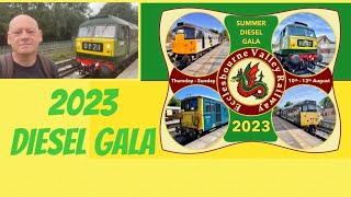 Ecclesbourne Valley Railway Summer DIESEL GALA 2023 [upl. by Merlin]