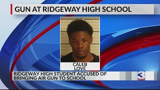 Ridgeway High School student accused of bringing air gun to school [upl. by Celin143]