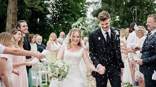 YouTubers Tanya Burr amp Jim Chapman are MARRIED [upl. by Aramoy]